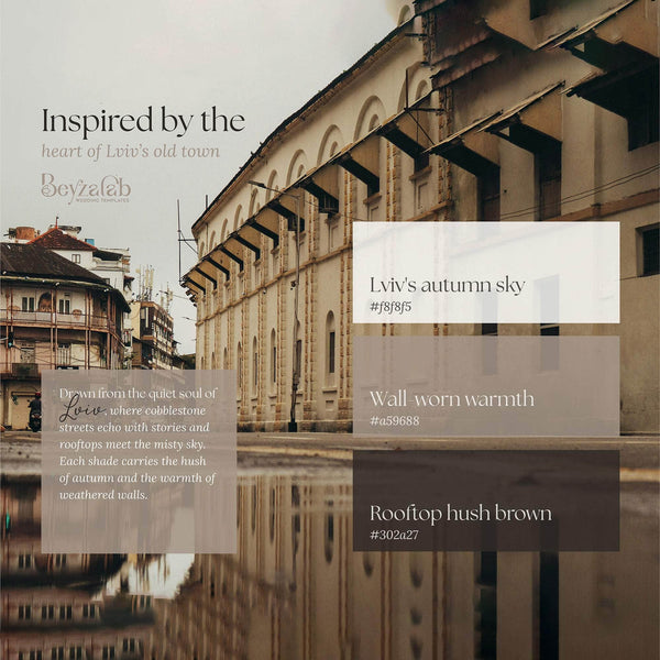 Instant Download - Canva Template Wedding Website - Lviv