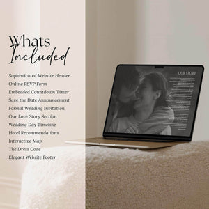 Instant Download - Canva Template Wedding Website - Lviv
