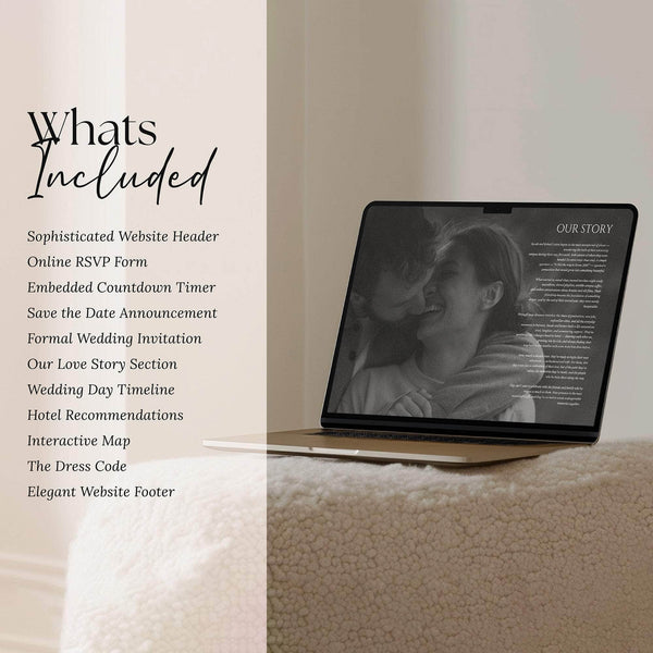 Instant Download - Canva Template Wedding Website - Lviv