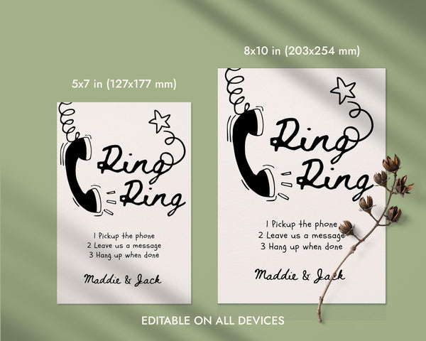BeyzaLab Whimsical Audio Guestbook Sign