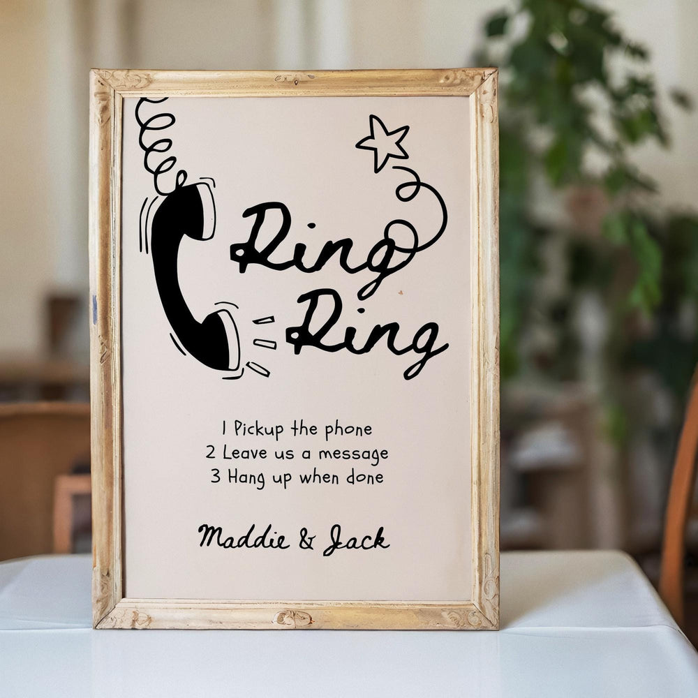 BeyzaLab Whimsical Audio Guestbook Sign