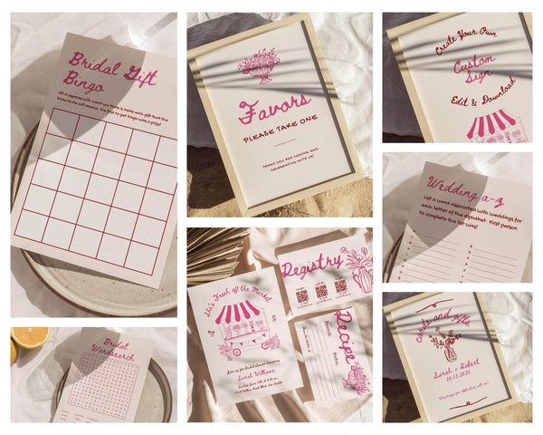 BeyzaLab Whimsical Bridal Shower Bundle