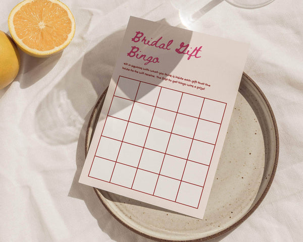 BeyzaLab Whimsical Bridal Shower Game Bundle