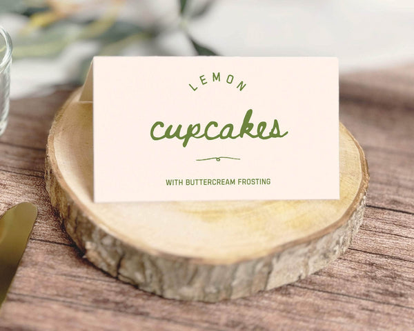 Instant Download - Canva Template Whimsical Buffet Card Template