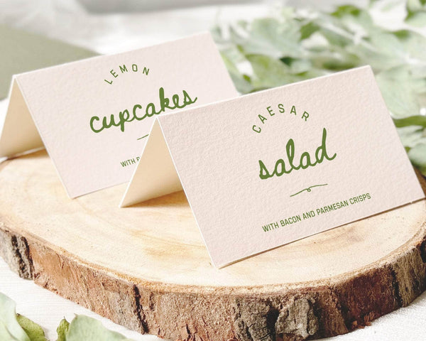 Instant Download - Canva Template Whimsical Buffet Card Template