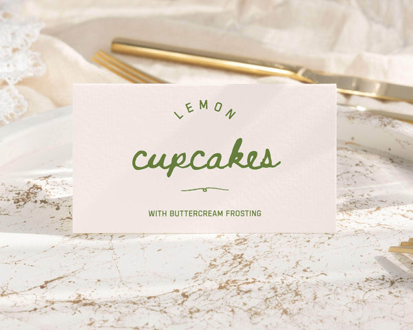 Instant Download - Canva Template Whimsical Buffet Card Template