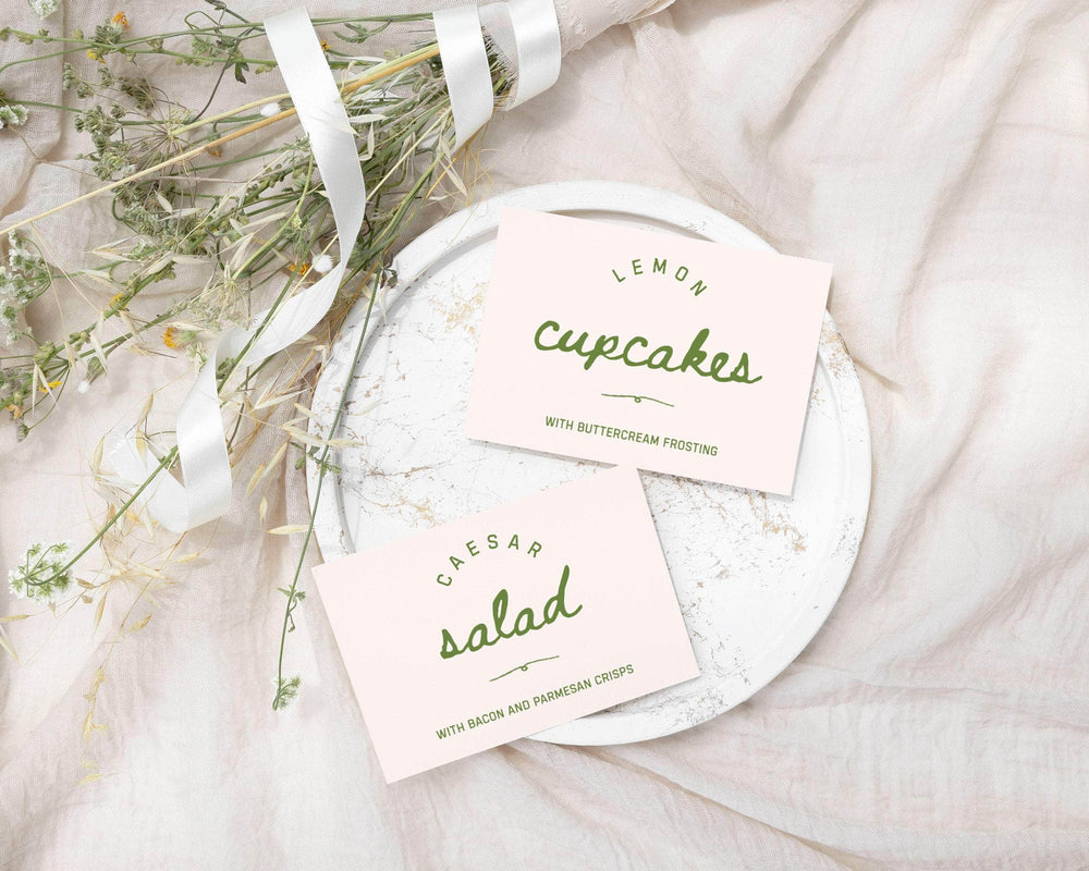Instant Download - Canva Template Whimsical Buffet Card Template