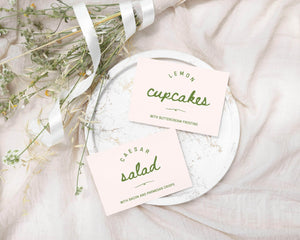 Instant Download - Canva Template Whimsical Buffet Card Template
