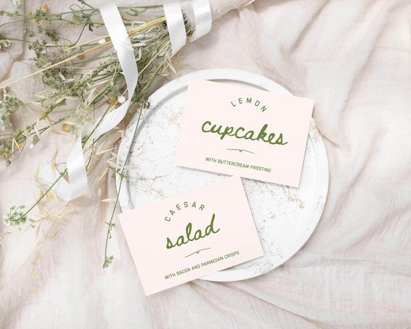Instant Download - Canva Template Whimsical Buffet Card Template