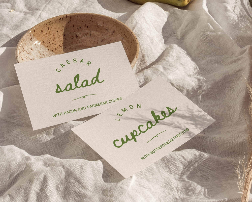 Instant Download - Canva Template Whimsical Buffet Card Template