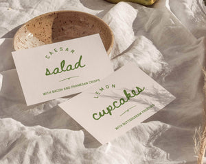 Instant Download - Canva Template Whimsical Buffet Card Template