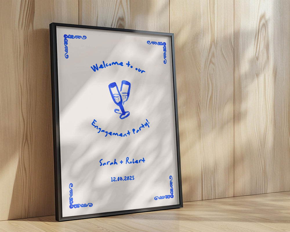 BeyzaLab Whimsical Engagement Party Sign