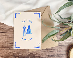 BeyzaLab Whimsical Save The Date Invite