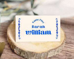 BeyzaLab Whimsical Wedding Place Cards