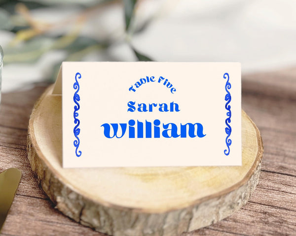 BeyzaLab Whimsical Wedding Place Cards