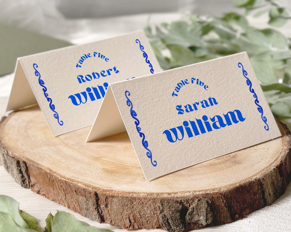 BeyzaLab Whimsical Wedding Place Cards