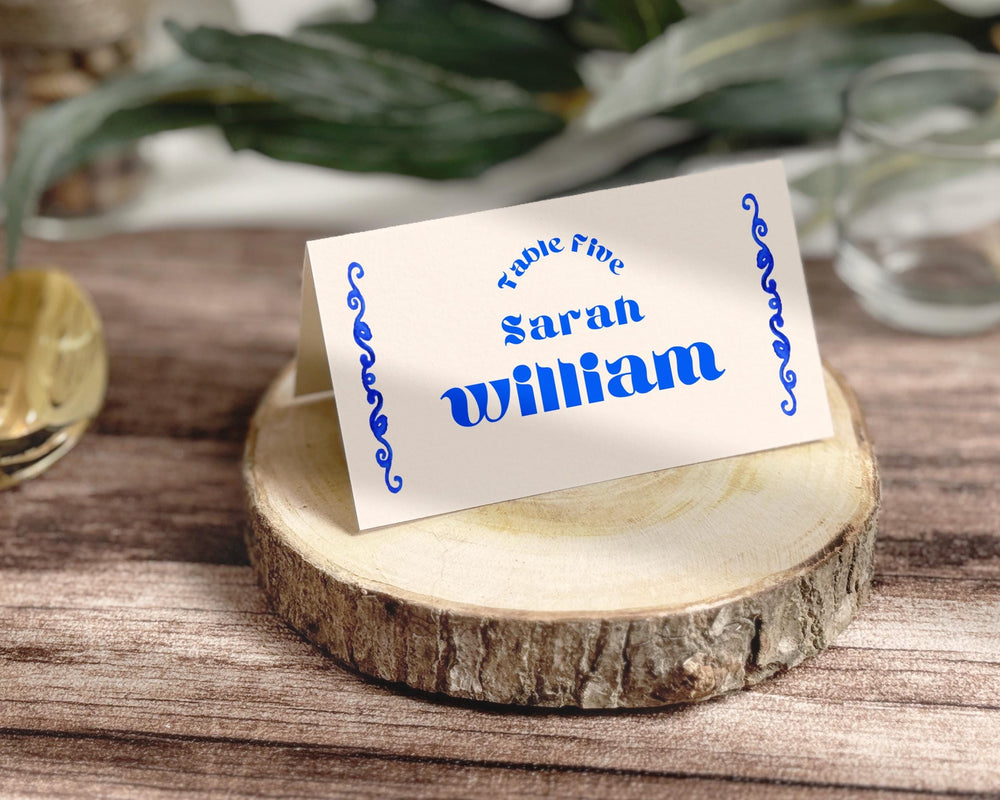 BeyzaLab Whimsical Wedding Place Cards