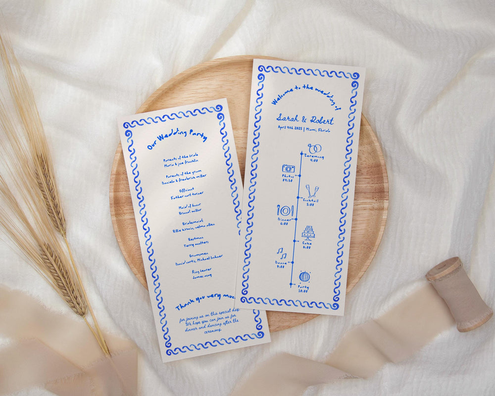 BeyzaLab Whimsical Wedding Program