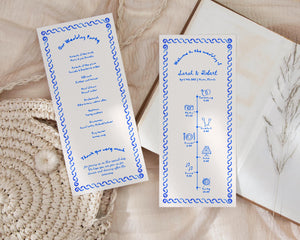 BeyzaLab Whimsical Wedding Program