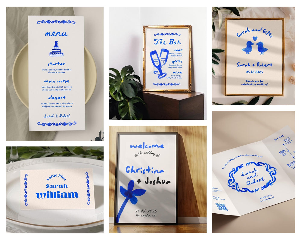 BeyzaLab Whimsical Wedding Template Bundle